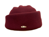 Pillbox hat - Gala - Bordeaux Red
