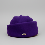 Bronté hats - Pillbox hat  Gala - Structured pillbox - Wool felt - Purple