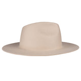 Bronte- wool felt Fedora hat - Amin Classic- sand beige