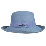 Bronte-summer Fedora hat - Cien - lavender blue - travel hat