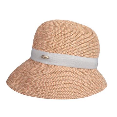 Cloche hat - Ellas - coral