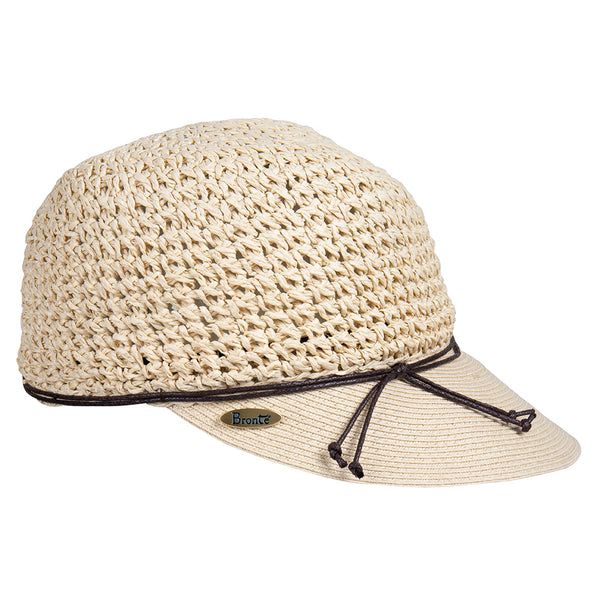 Bronte-Emma-crochet straw cap, airy and with OSFA system