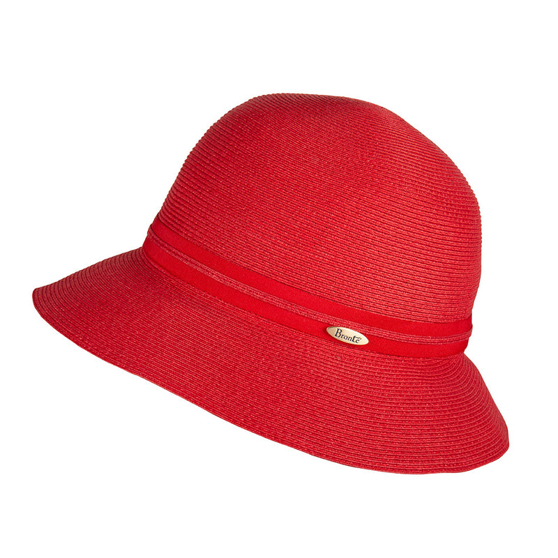 Cloche hat - Julia - red