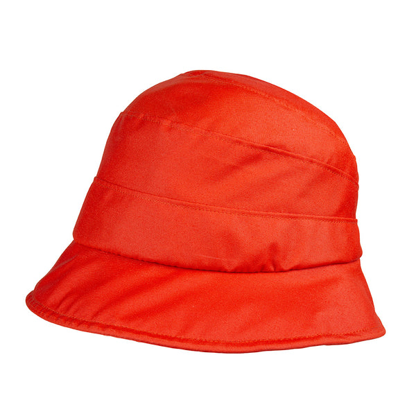 Bronte-Rain hat for women- Paula - orange