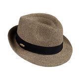 Trilby hat - Trilby - black/beige melange - travel hat