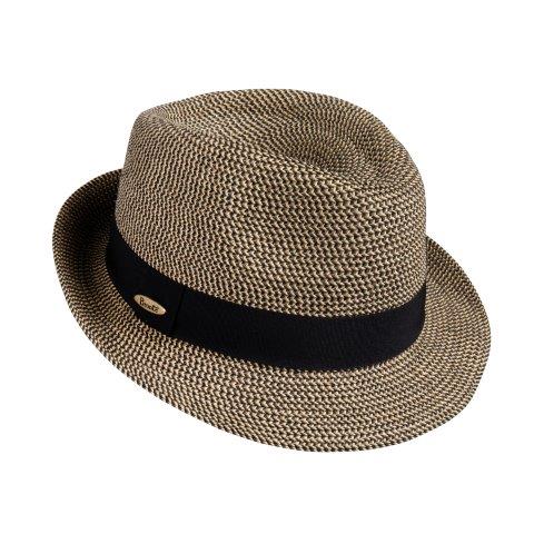 Trilby hat - Trilby - black/beige melange - travel hat