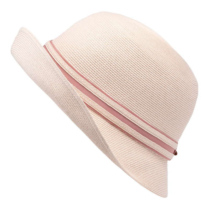 Cloche hat - Diana - rose pink
