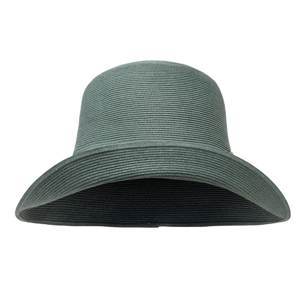 Cloche hat - Zoey - dark green