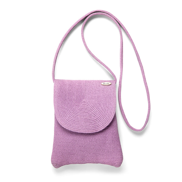 Bronte- summer-pochet Bag  Bregje in purple