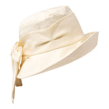 Wide brim hat - Camilla - ivory