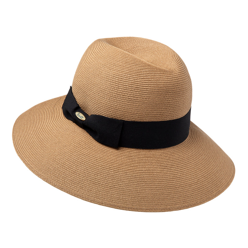 Fedora hat - Cien - camel/black - travel hat