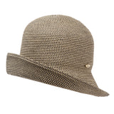Bronte-summer Bucket hat - Southwest - natural/black melange