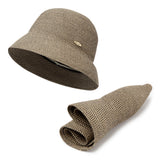 Bucket hat - Southwest - natural/black melange