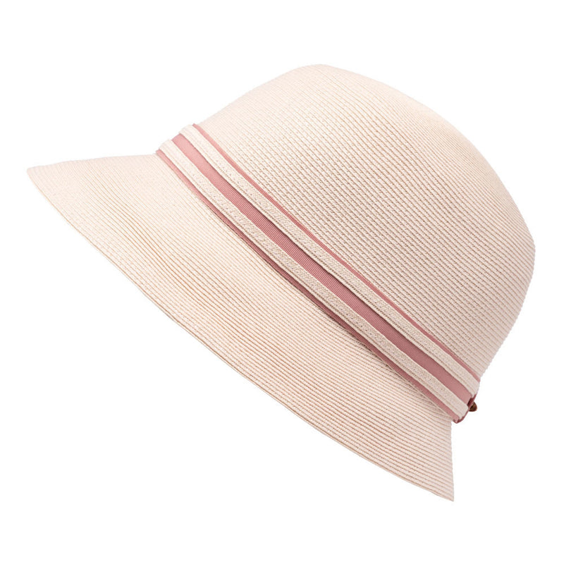 Cloche hat - Diana - rose pink