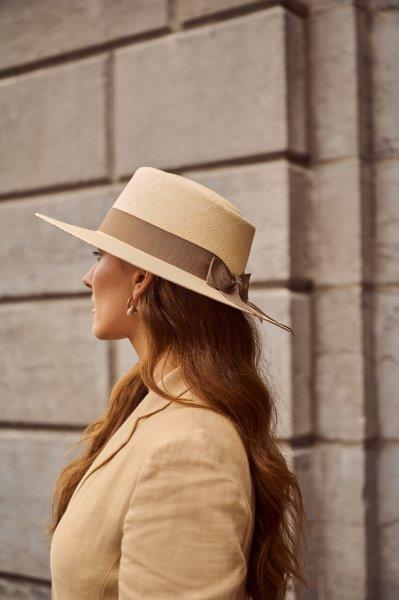 Panama hat - Mats - natural/taupe