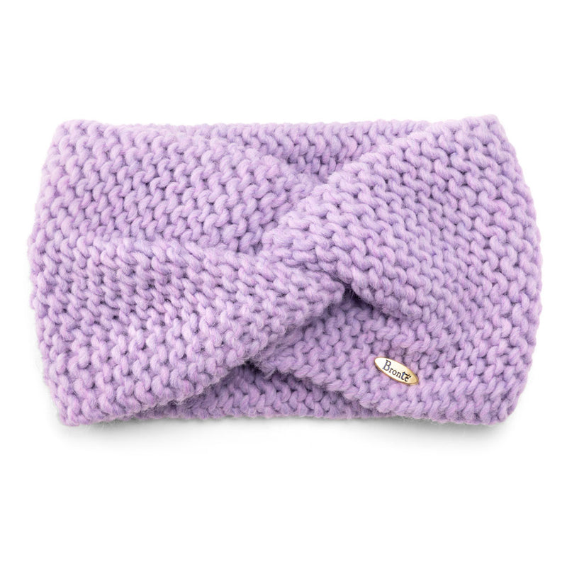 Warm, knitted Headband - Camille in lilac