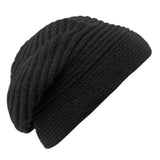 Bronte-knitted-wool-mix Beret - Faraona - black