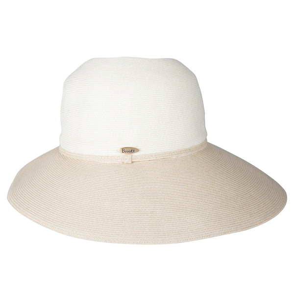 Wide Brim hat -Melina - ivory/natural - travel hat