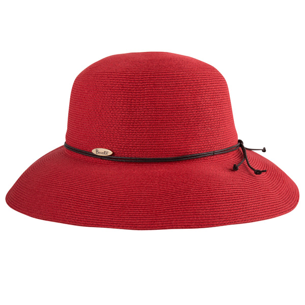 Bronte-Wide brim hat - Anna - red - travel hat-SPF50