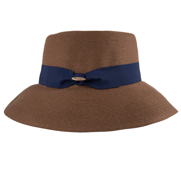 Bronte-summer Fedora hat - Cien - brown - travel hat