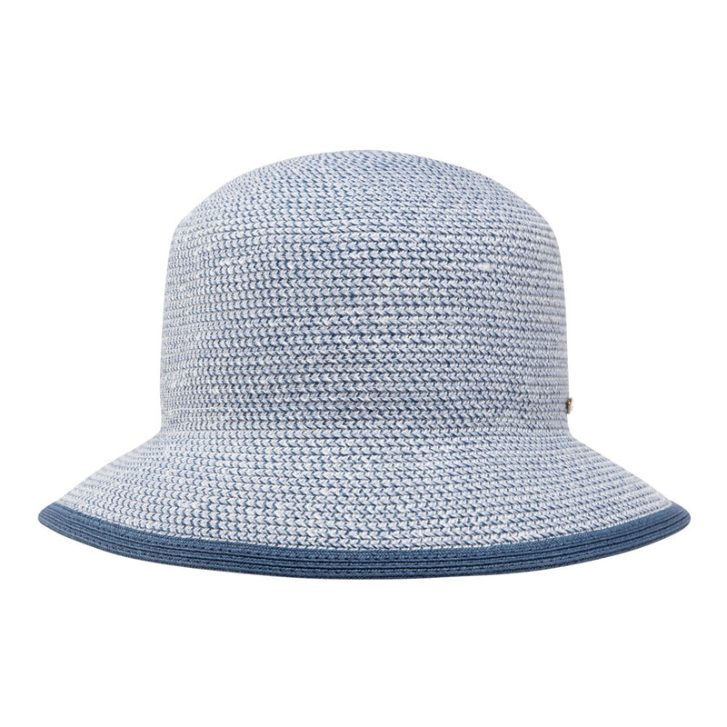 Bronte-Bucket hat Dayla for sunny days, blue&white mix travel hat, OSFA, SPF50