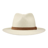 Panama hat - Gaston - Naturel - Cognac suede trimming