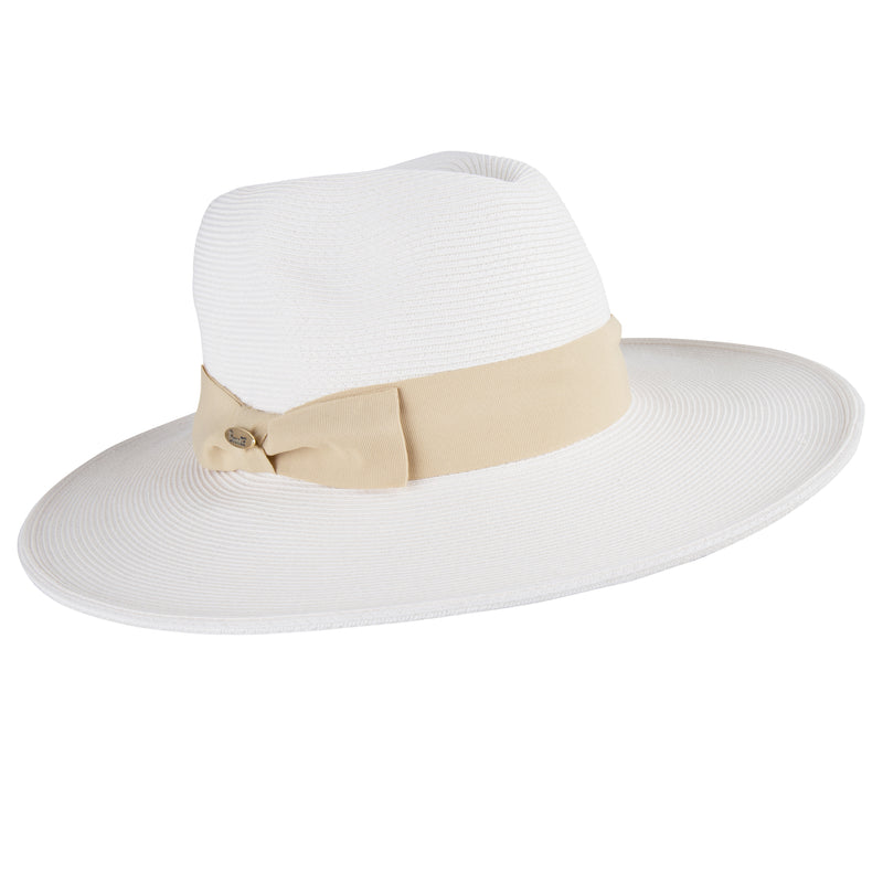 Fedora hat - Veronique - white