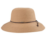 Wide brim hat - Anna - camel- travel hat