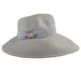 Bronte -Wide brim sun hat - Birtha - pale grey- SPF50