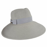 Bronte -Wide brim sun hat - Birtha - pale grey- SPF50