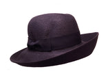 Wide brim - Bonnie - in black - travel hat