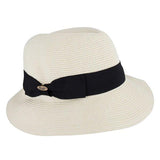 Trilby Fisher hat  - ivory - travel hat