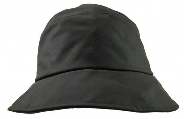 Bronte- cotton Rain hat - Pip - black wax