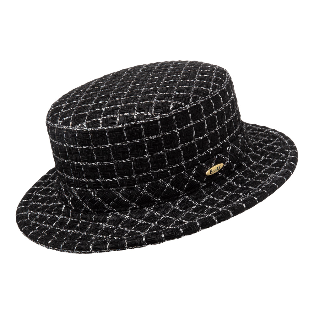 chanel tweed bucket hat