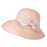 Wide brim hat - Chloé- dusty pink - travel hat