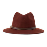 Fedora hat - Cleo - rust brown