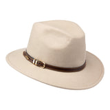 Bronte wool felt Fedora hat  for women- Cleo - beige