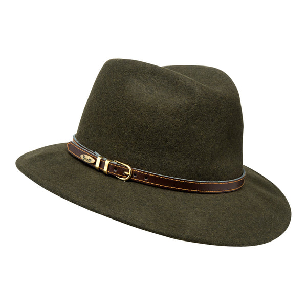 Fedora hat - Cleo - loden green