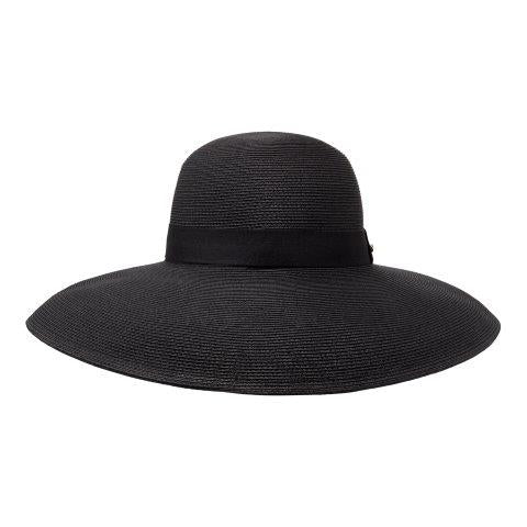 Wide brim hat - Deborah - black