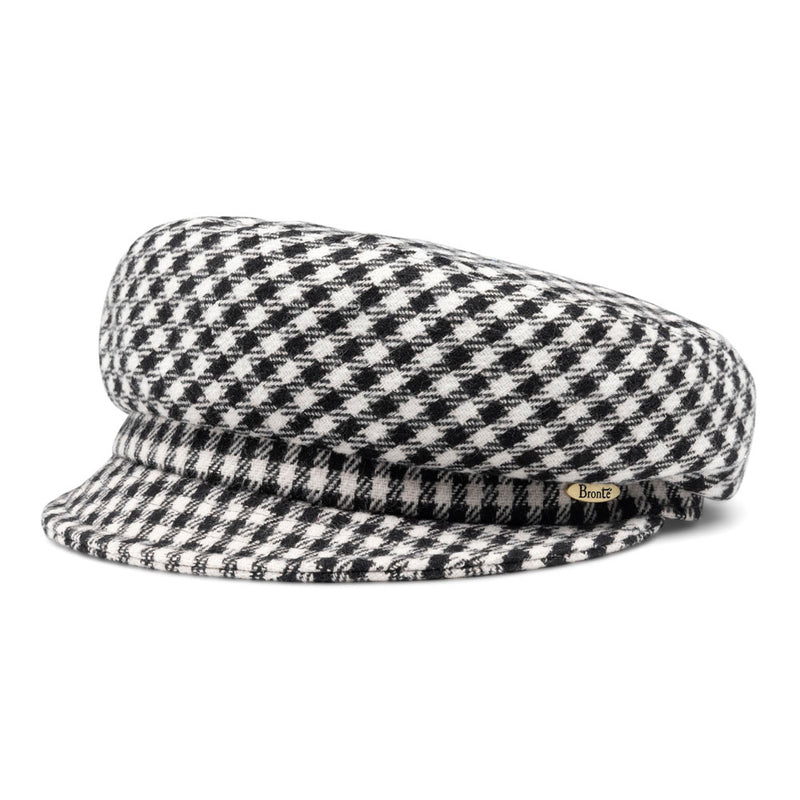 Bronte-winter balloon Cap - Ella - wool - black/white