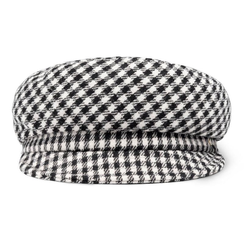 Bronte-winter balloon Cap - Ella - wool - black/white