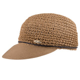 Bronte, summer straw Cap women - Emma - camel, OSFA