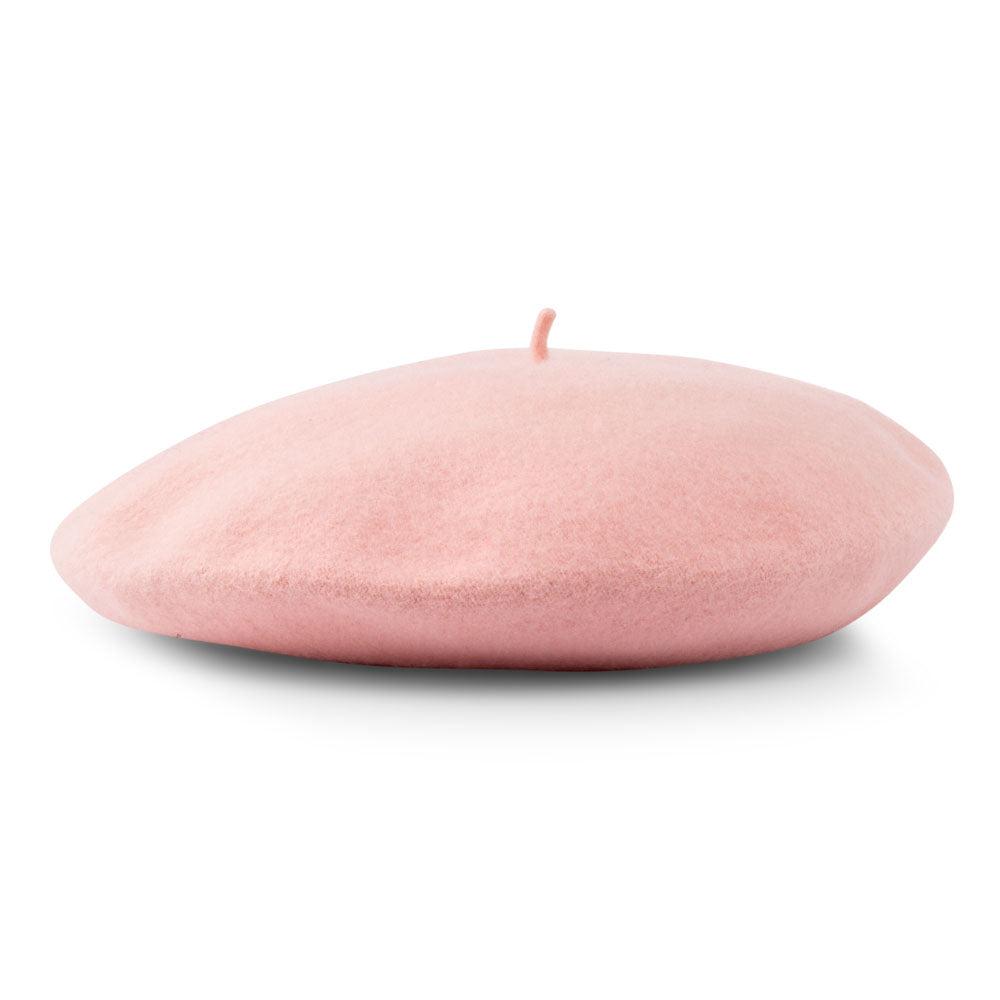 Bronté hats - Flo Women's Wool Beret - Salmon pink – Bronteshop
