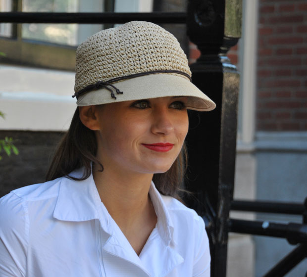 帽子 apolina EMMA SUN HAT Emma-summer straw visor cap for women-natural hue, OSFA – Bronteshop