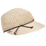 Bronte-Emma-crochet straw cap, airy, OSFA, SFP50