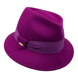 Bronte-Trilby hat for women- Jade - fuchsia pink