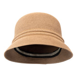 Cloche hat - Lotte - camel
