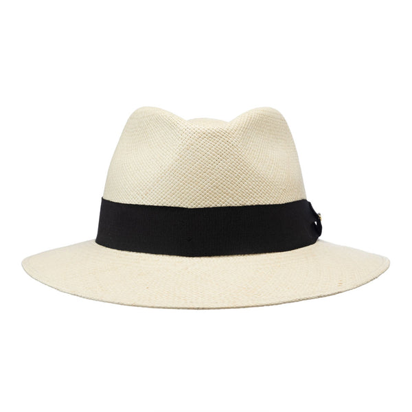 Panama hat - Lou - natural/black