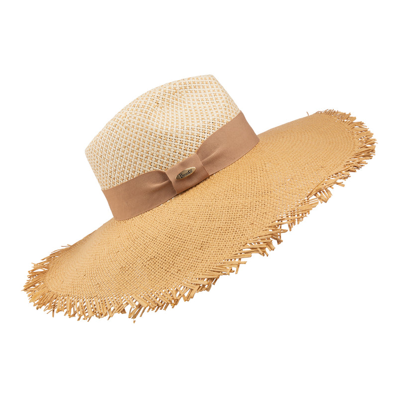 Wide brim hat - Mila - natural-white