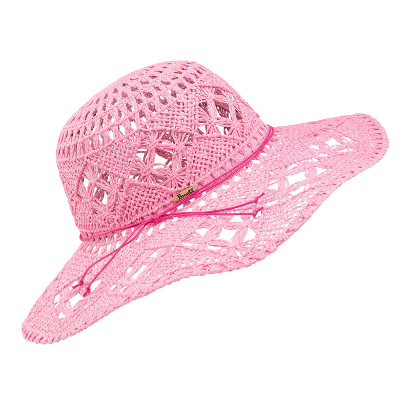 Wide brim hat - Riv - Pink